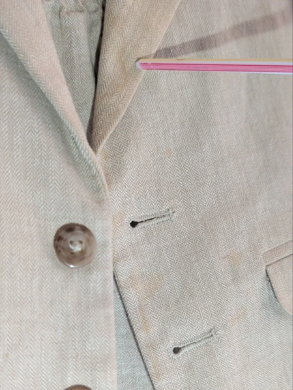 Nautica Linen Blend Beige Boys Suit